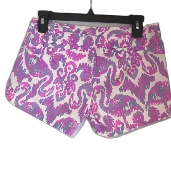 Lilly Pulitzer Adie Shorts Women's Size 00 Amethyst Flamingo Beach Bathers - Picture 6 of 13